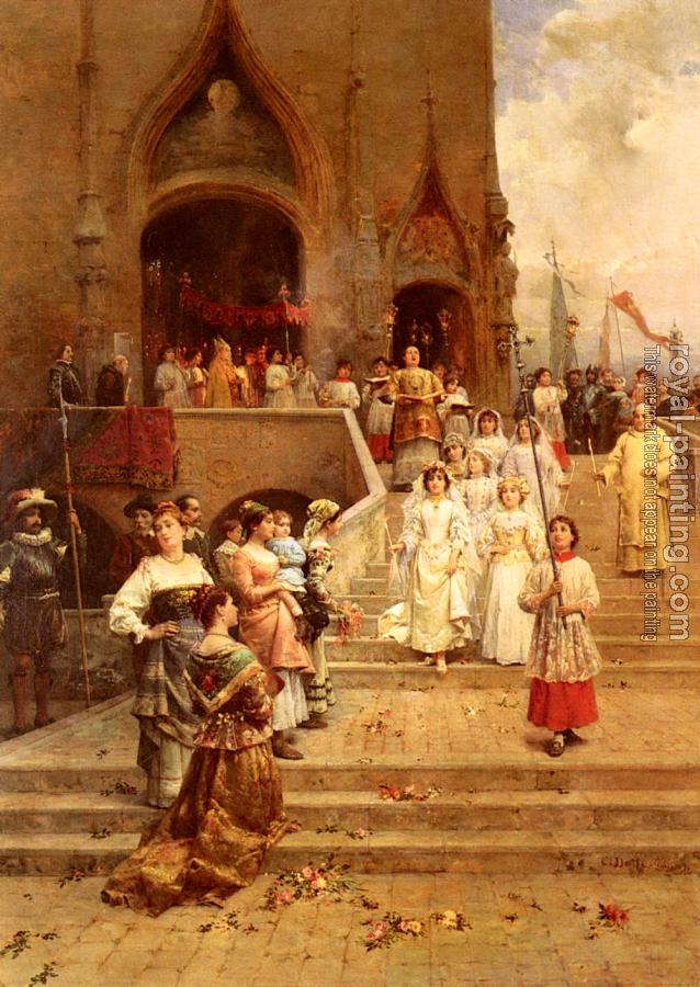 Cesare-Auguste Detti : The Confirmation Procession